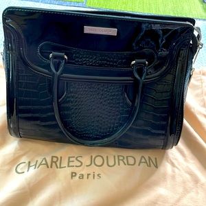 Charles Jourdan Black Handbag with dust bag.